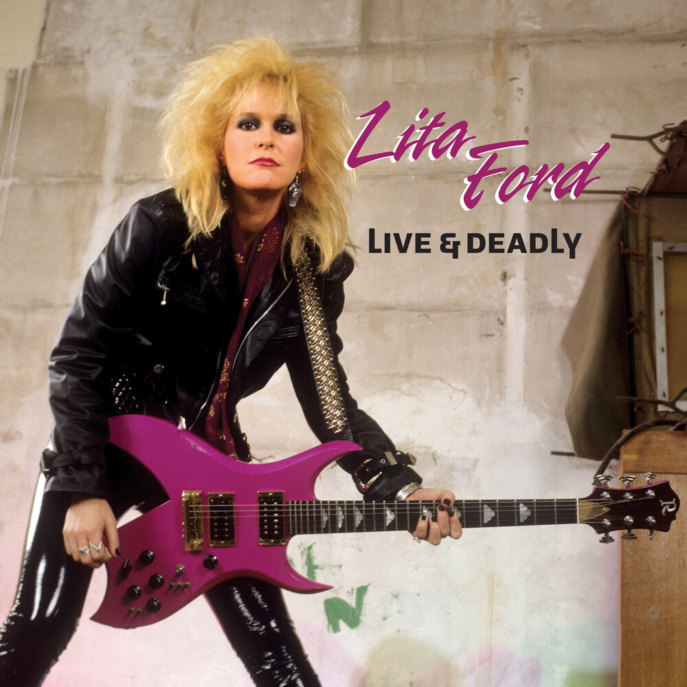 the album cover for Lita Ford - Live & Deadly