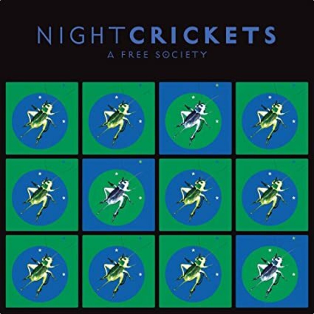 the album cover for Night Crickets - A Free Society