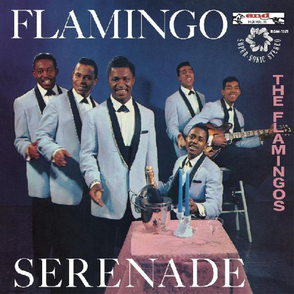 the album cover for Flamingos - Flamingo Serenade (Blue) [Colored Vinyl]