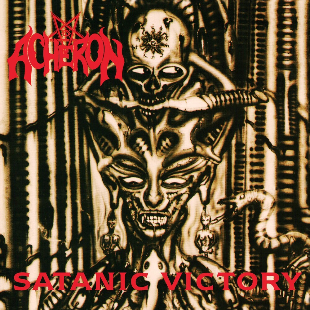 the album cover for Acheron - Satanic Victory