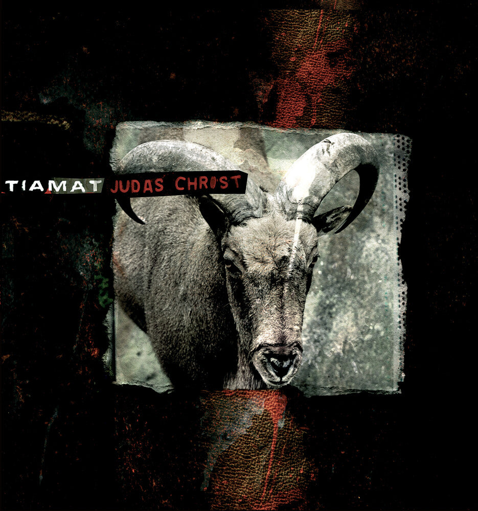 the album cover for Tiamat - Judas Christ [Colored Vinyl] [Limited Edition] (Red)