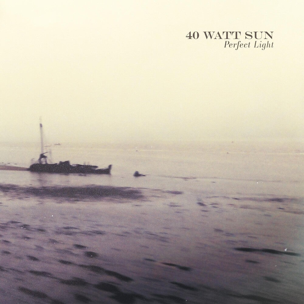 the album cover for 40 Watt Sun - Perfect Light