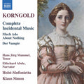 the album cover for Korngold / Mammel / Simon - Complete Incidental Music
