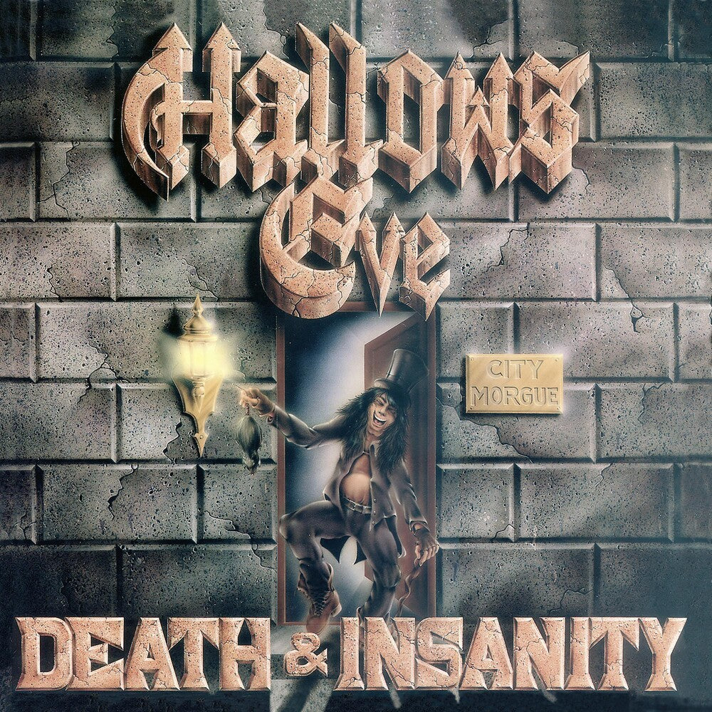 the album cover for Hallows Eve - Death And Insanity