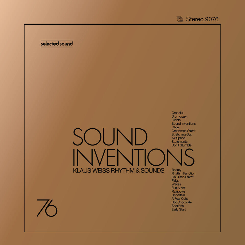 the album cover for Klaus Weiss Rhythm And Sounds - Sound Inventions