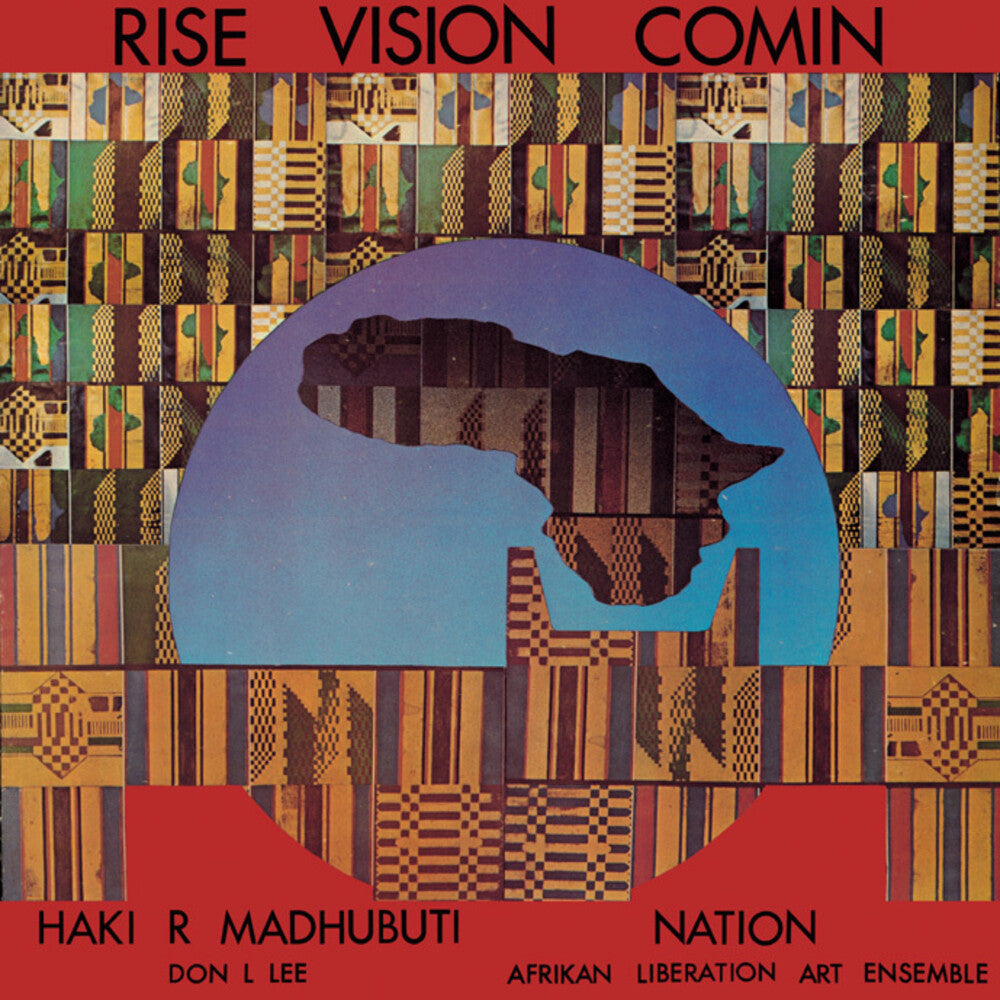 the album cover for Haki R. Madhubuti And Nation: Afrikan Liberation - Rise Vision Comin