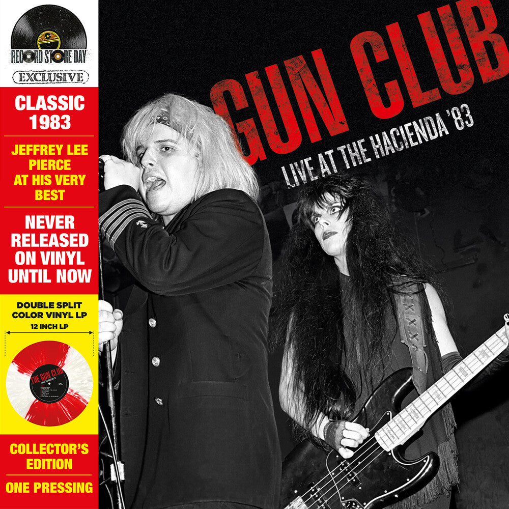 the album cover for Gun Club - Live At The Hacienda '83 [RSD 2022]