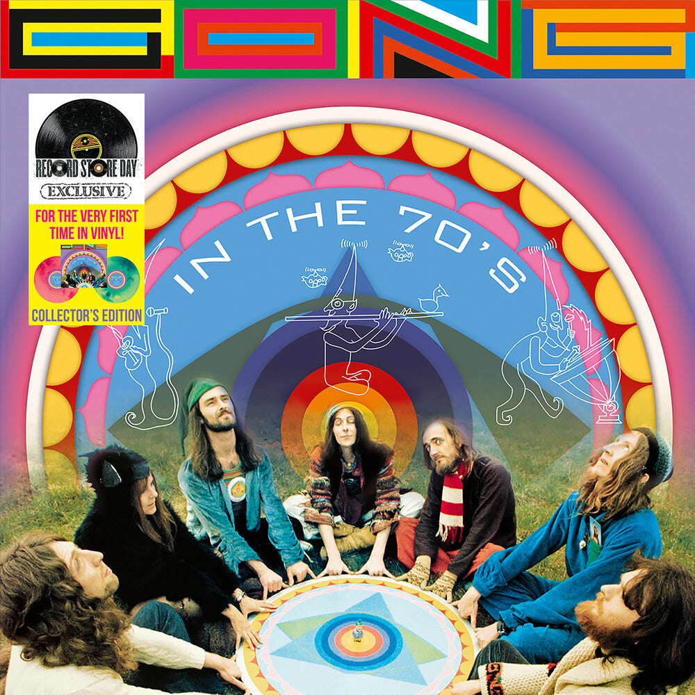 the album cover for Gong - Gong In The 70's (Rsd) (Blue) [Colored Vinyl] (Purp) [Record Store Day] [RSD 2022]