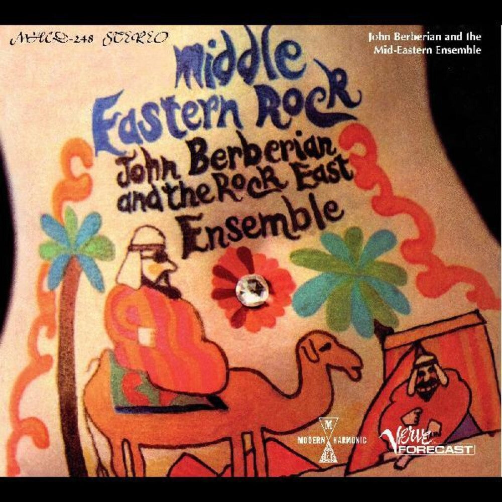 the album cover for Berberian, John & the Rock East Ensemble - Middle Eastern Rock