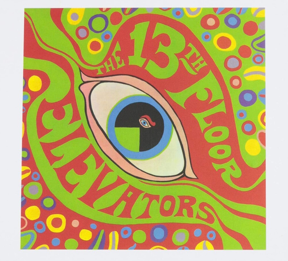 the album cover for The 13th Floor Elevators - The Psychedelic Sounds Of The 13th Floor Elevators [Green/Red 2LP]