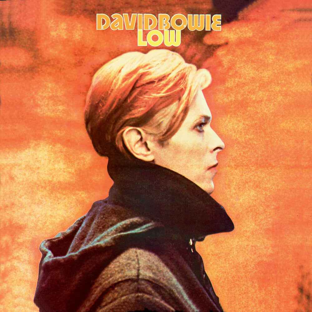 the album cover for David Bowie - Low: 2017 Remastered Version [Indie Exclusive Limited Edition Orange LP]