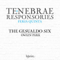 the album cover for Gesualdo Six / Owain Park - Gesualdo: Tenebrae Responsories For Maundy
