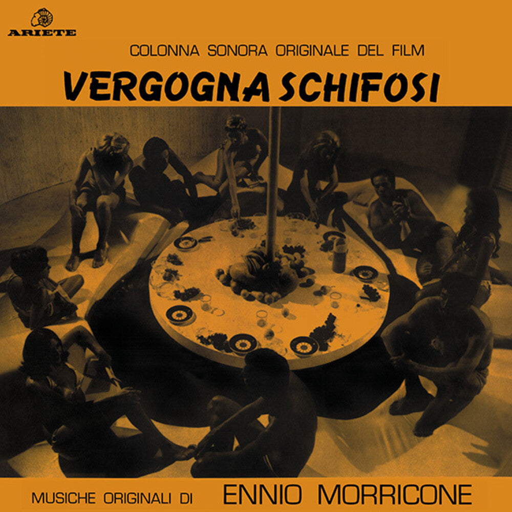 the album cover for Ennio Morricone - Vergogna Schifosi (Original Soundtrack) [Limited Clear Vinyl]