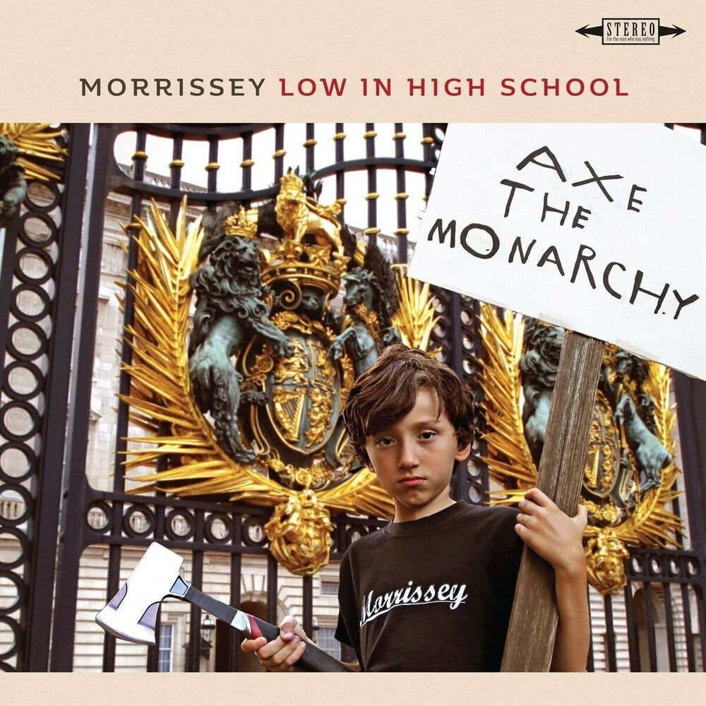 the album cover for Morrissey - Low In High School