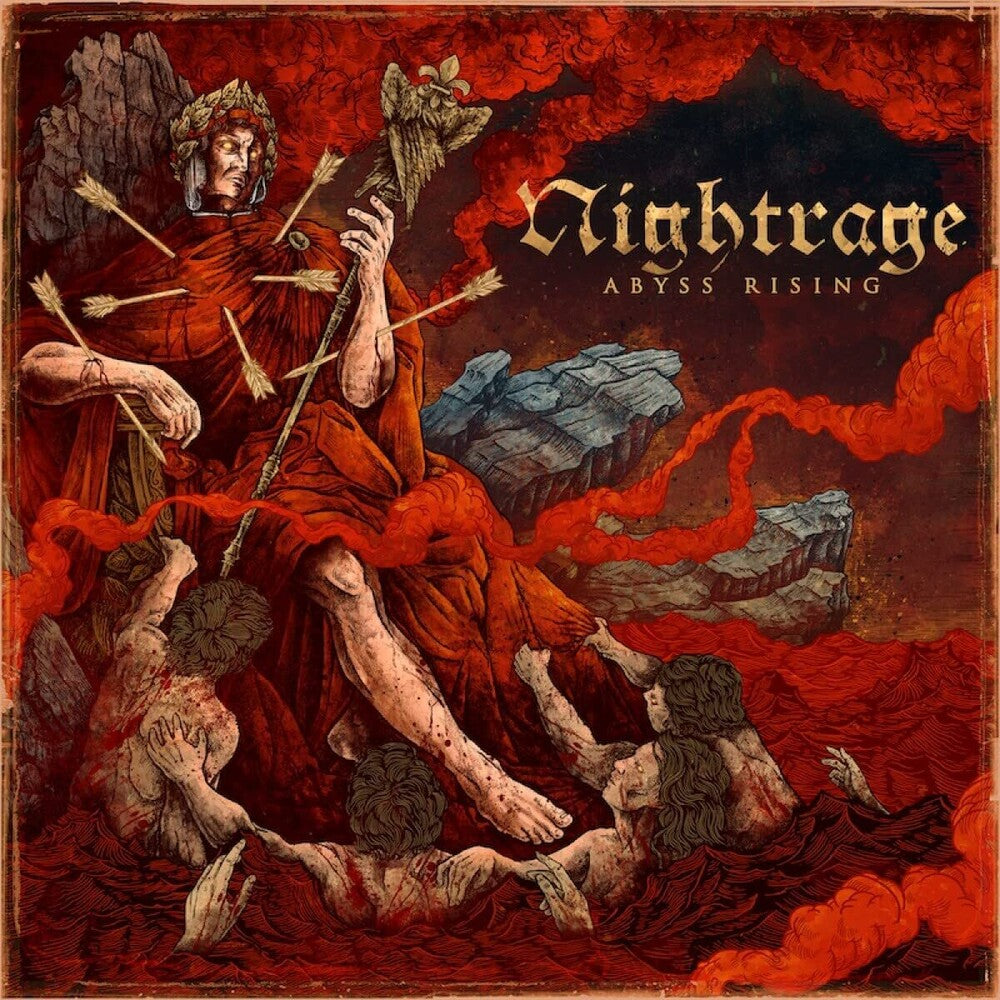 the album cover for Nightrage - Abyss Rising