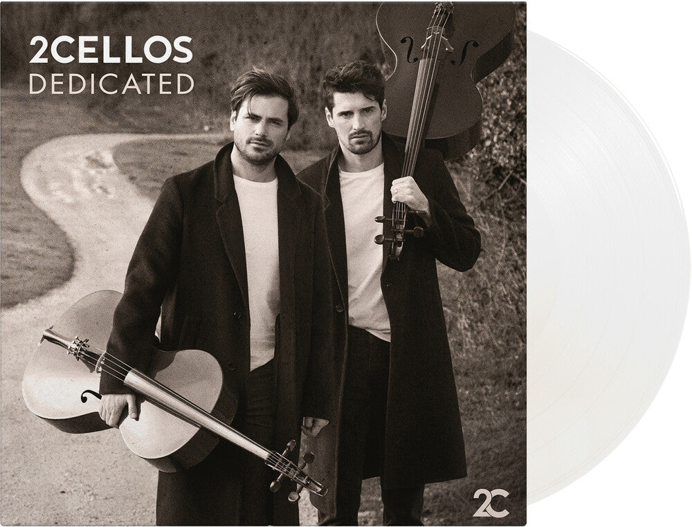 the album cover for 2Cellos - Dedicated [Limited Edition Crystal Clear LP]