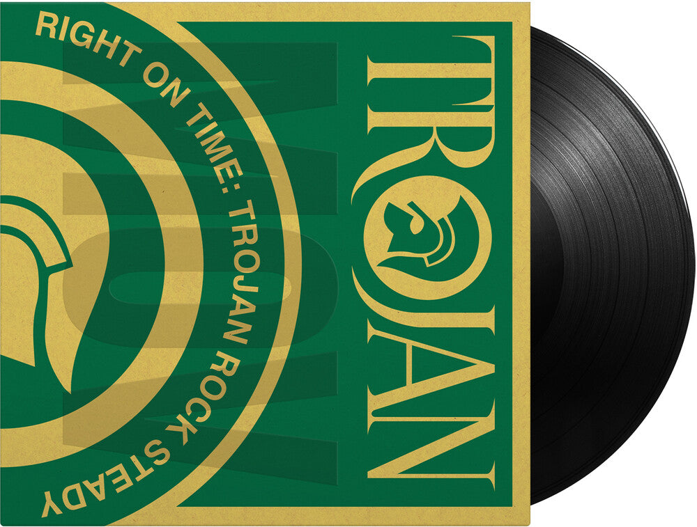 the album cover for Right On Time: Trojan Rock Steady / Various - Right On Time: Trojan Rock Steady / Various (Blk)