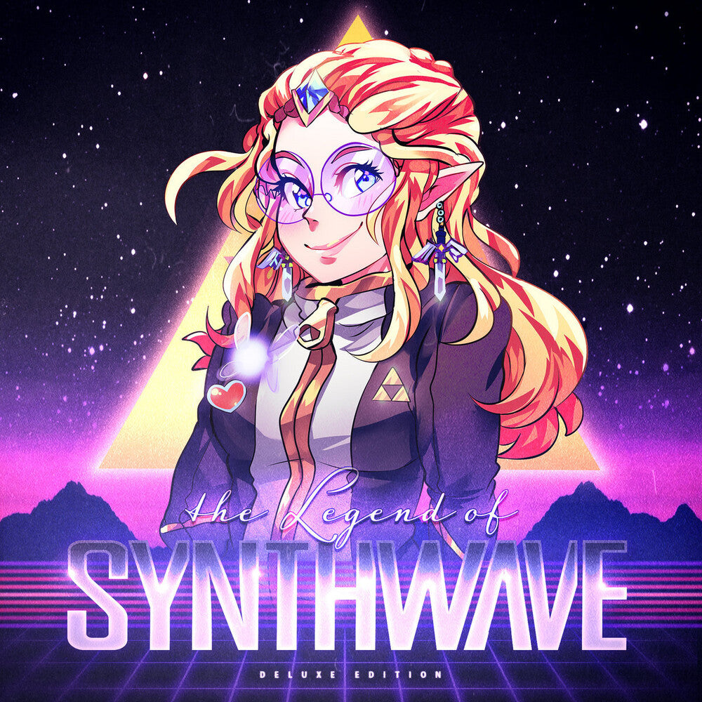 the album cover for Helynt (Colv) (Red) - Legend Of Synthwave Deluxe (Red) [Colored Vinyl] (Red)