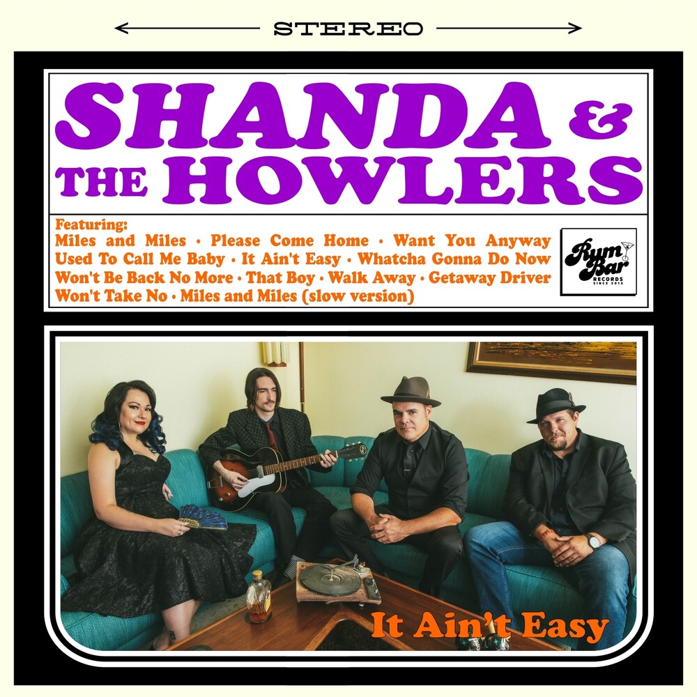 the album cover for Shanda & Howlers - It Ain't Easy
