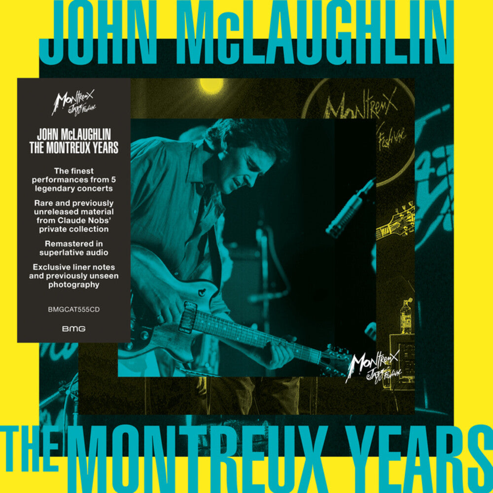 the album cover for John McLaughlin - John McLaughlin: The Montreux Years