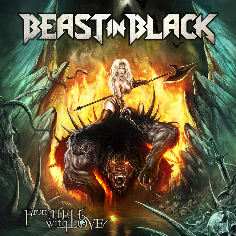 the album cover for Beast In Black - From Hell With Love