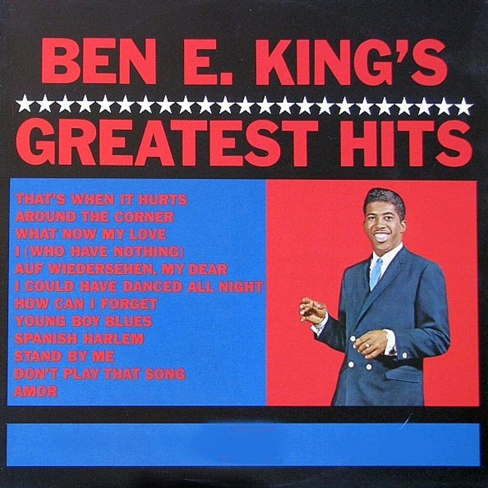 the album cover for Ben King  E - Ben E. King's Greatest Hits (Blue) [Clear Vinyl] (Aniv)