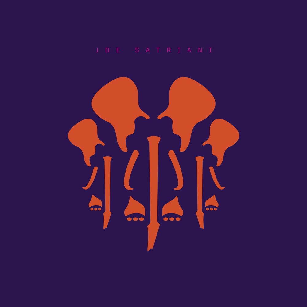 the album cover for Joe Satriani - The Elephants of Mars [Limited Edition Orange LP]