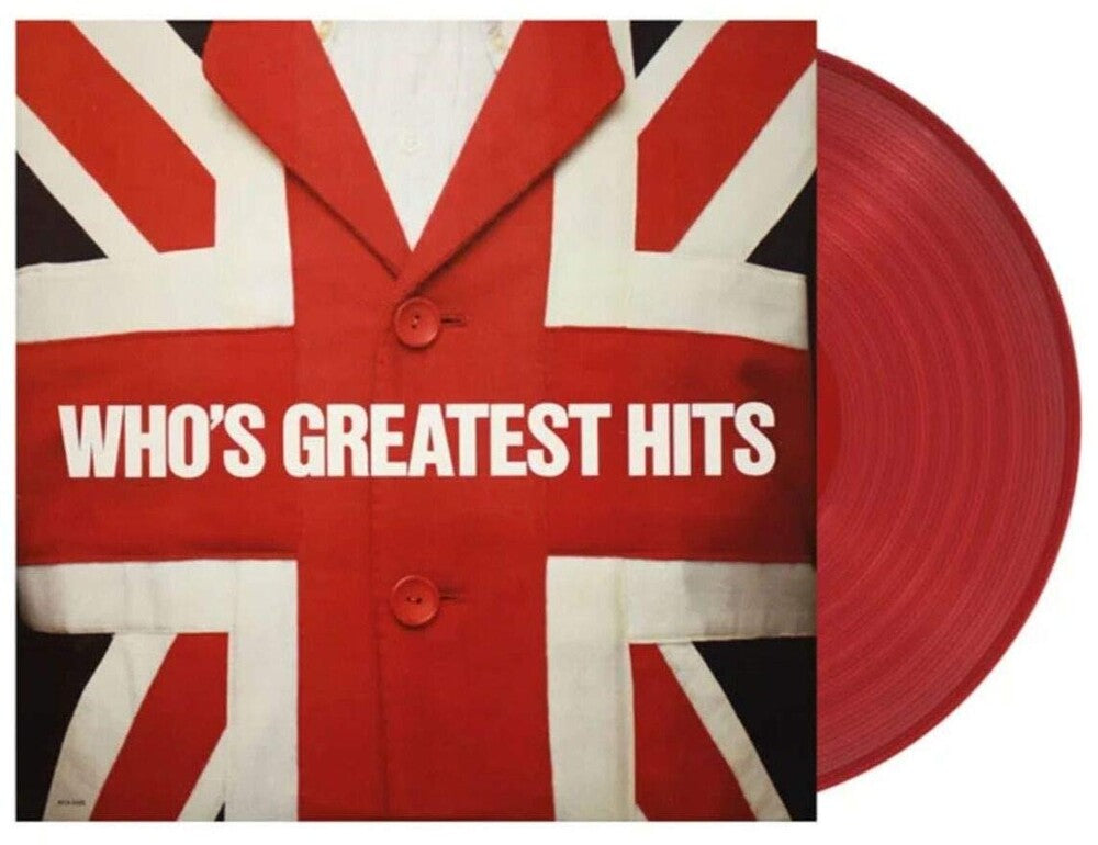the album cover for The Who - Greatest Hits [Opaque Red LP]