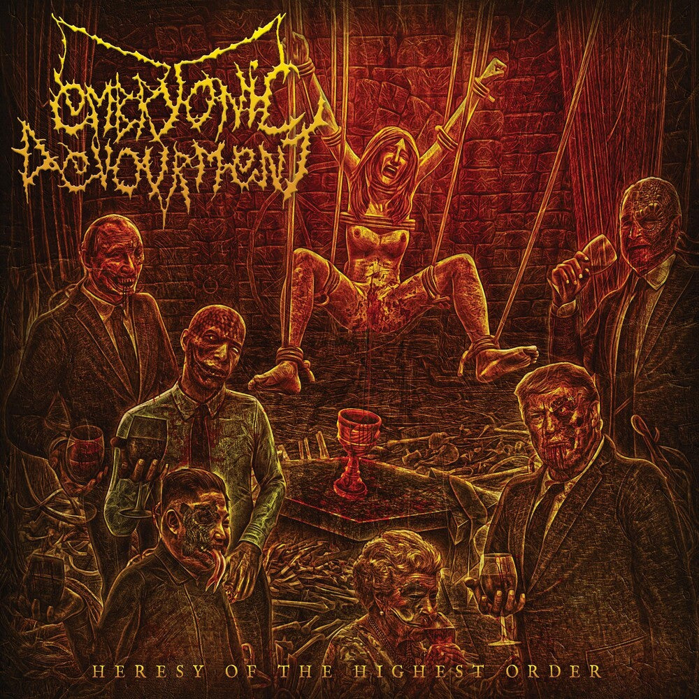the album cover for Embryonic Devourment - Heresy Of The Highest Order (Jewl)