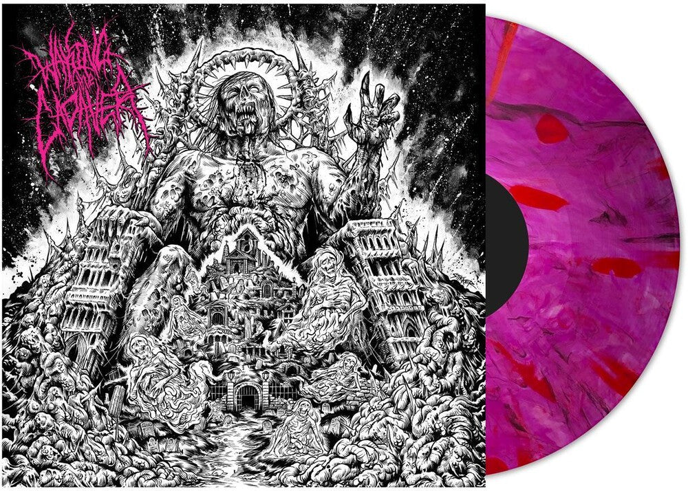 the album cover for Waking The Cadaver - Authority Through Intimidation