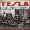 the album cover for Tesla - Five Man London Jam (Blue) [Clear Vinyl] (Red)