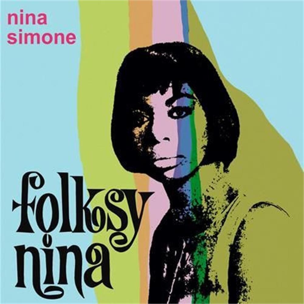 the album cover for Nina Simone - Folksy Nina (Spa)