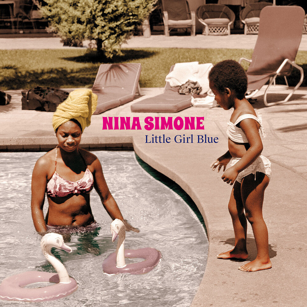 the album cover for Nina Simone - Little Girl Blue [180-Gram Blue Colored Vinyl With Bonus Track]