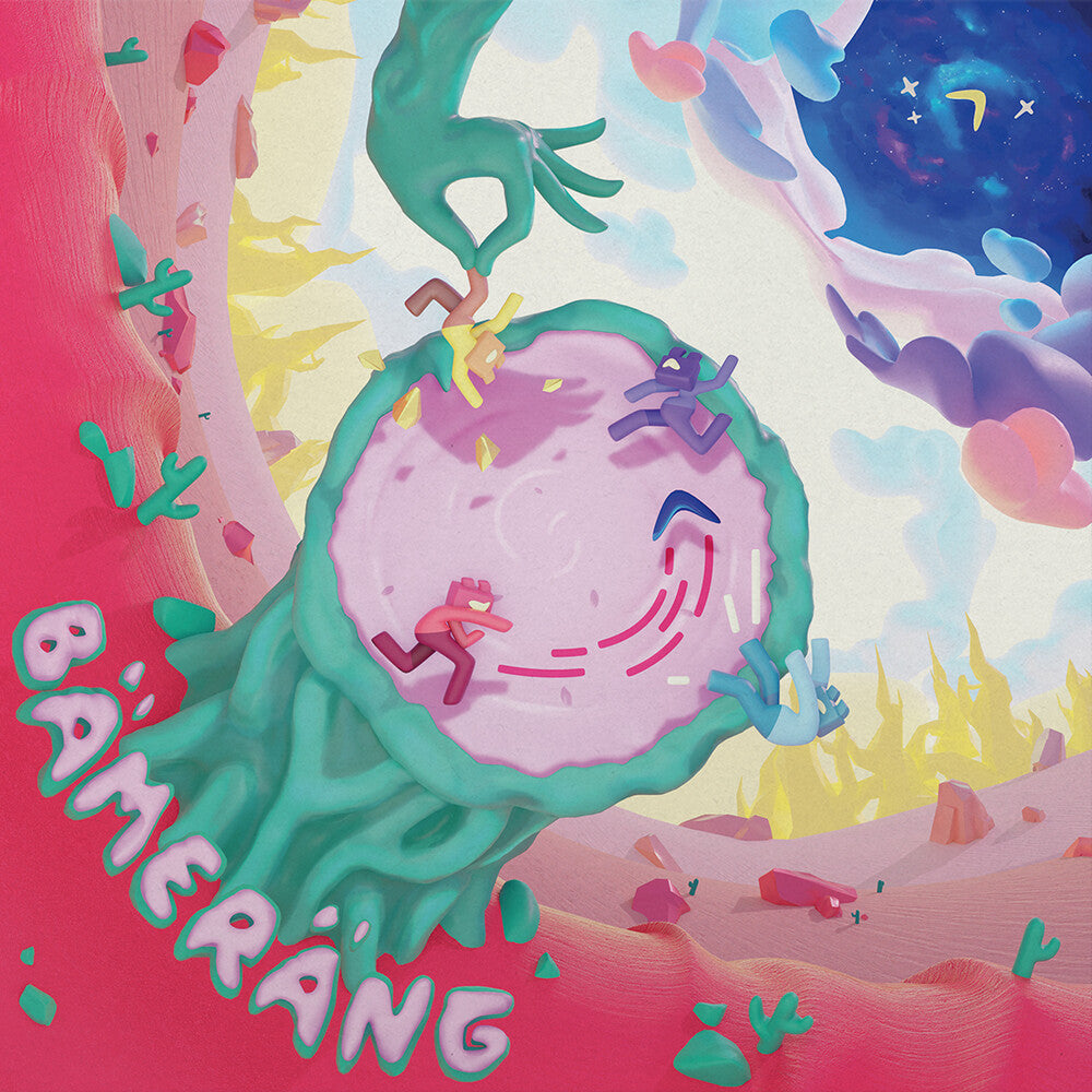 the album cover for Lucien Monrandon  Guy (Colv) (Pnk) - Bamerang (Original Game Soundtrack) (Pink) [Colored Vinyl]