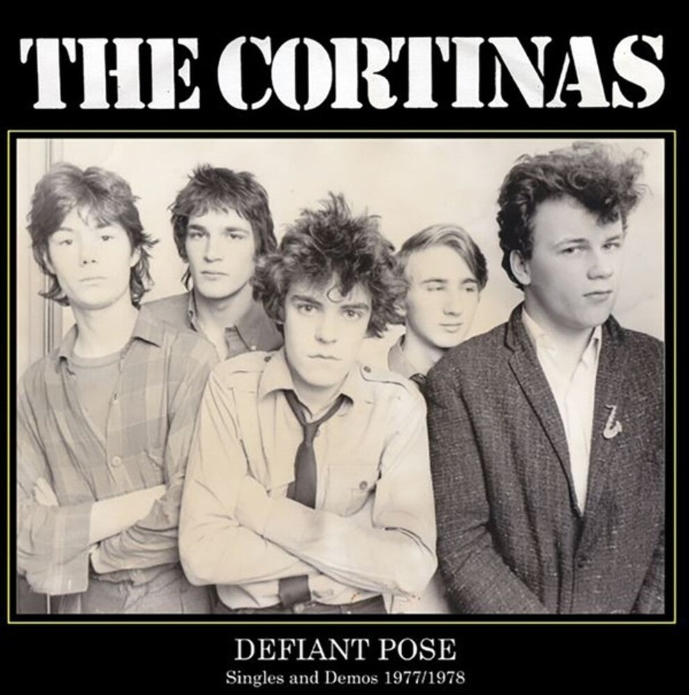 the album cover for Cortinas - Defiant Pose