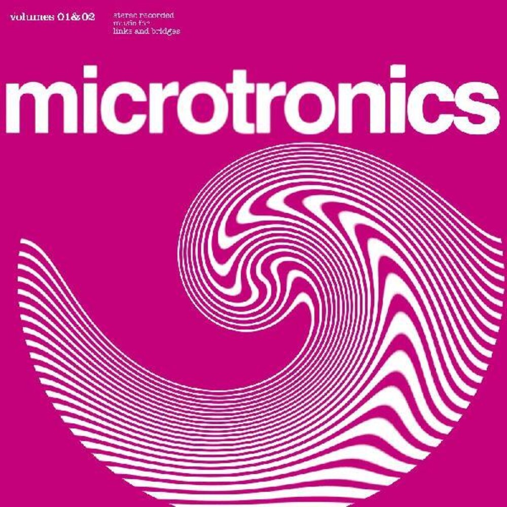the album cover for Broadcast - Microtronics - Volumes 1 & 2