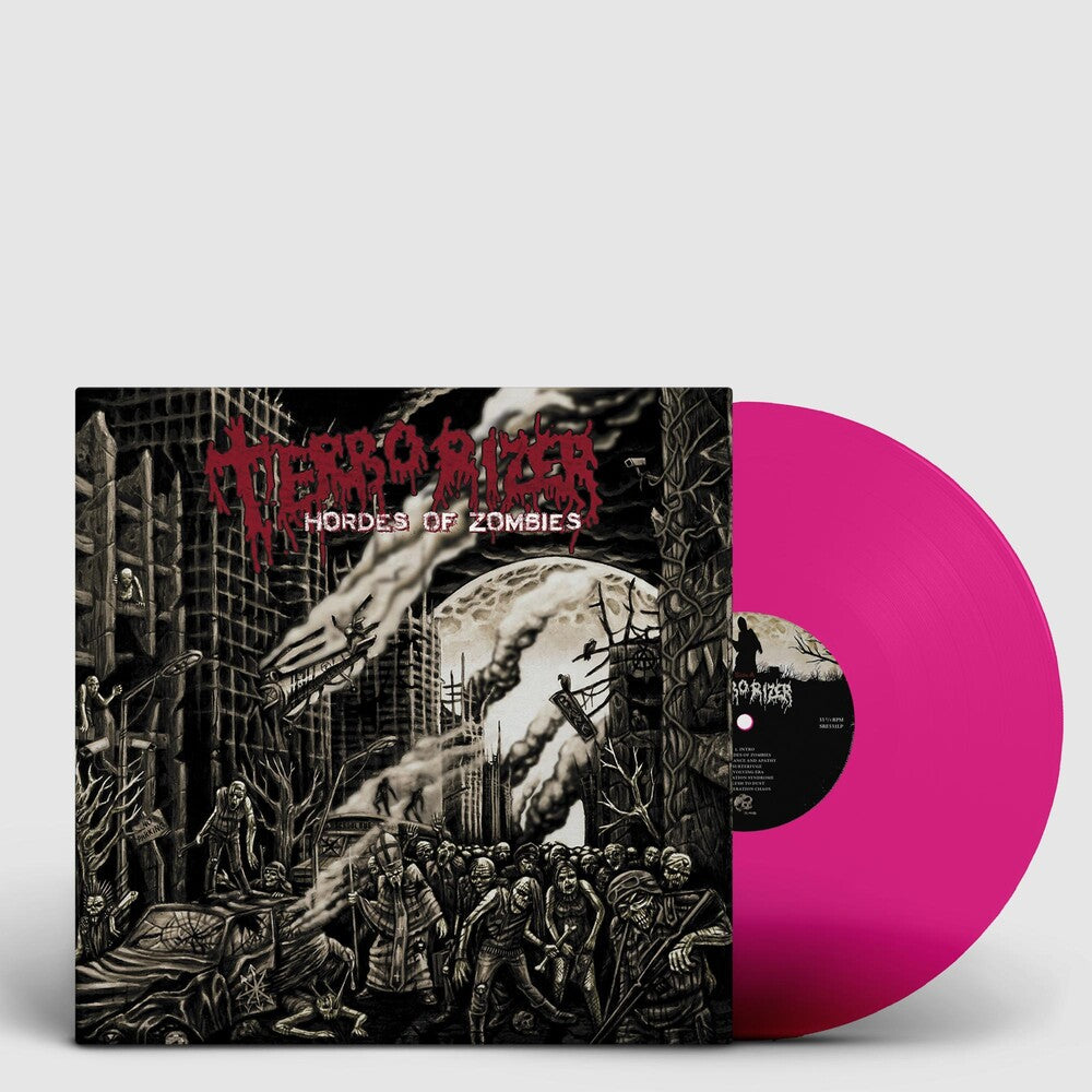 the album cover for Terrorizer - Hordes Of Zombies