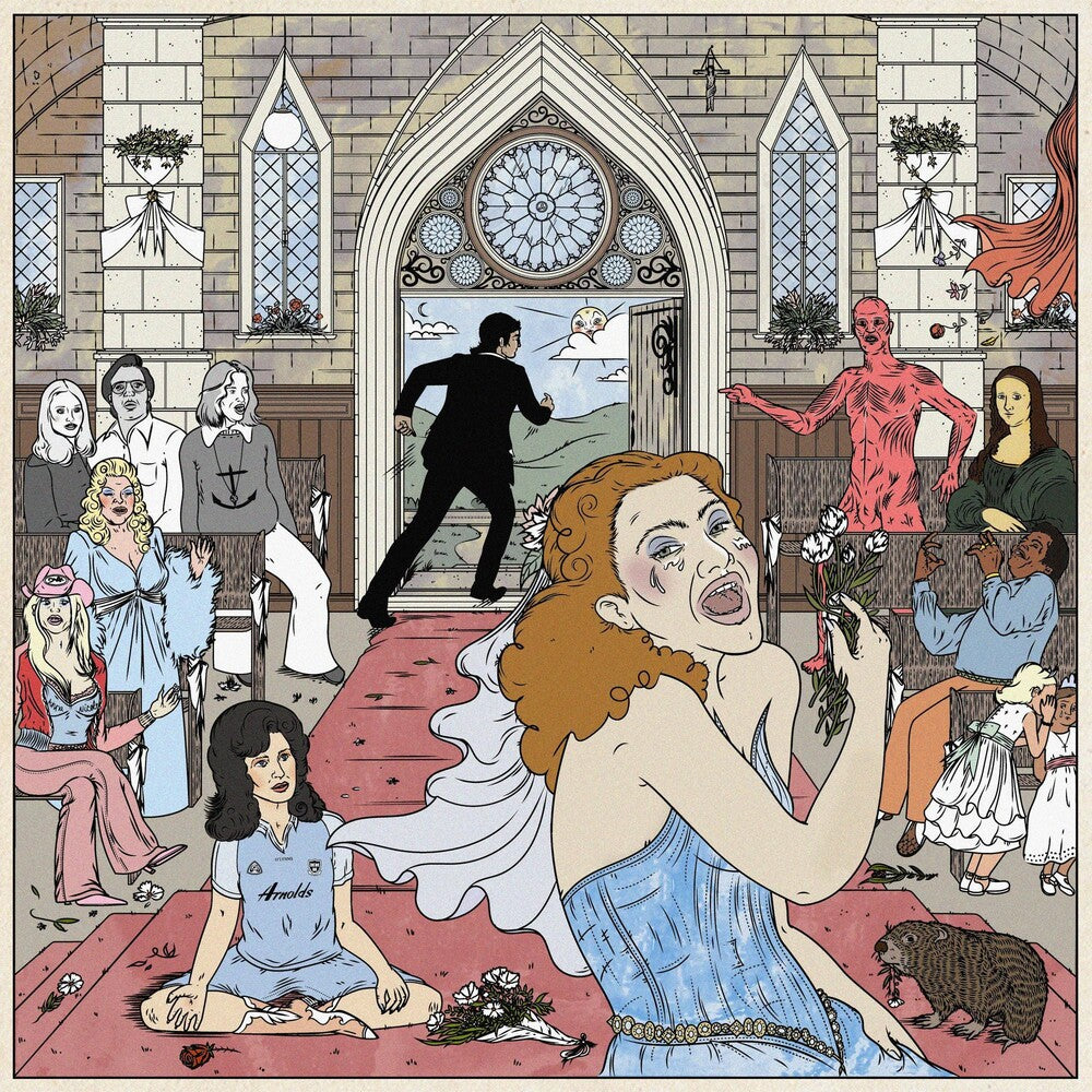 the album cover for CMAT - If My Wife New I'd Be Dead (Blue) (Blue) [Colored Vinyl]