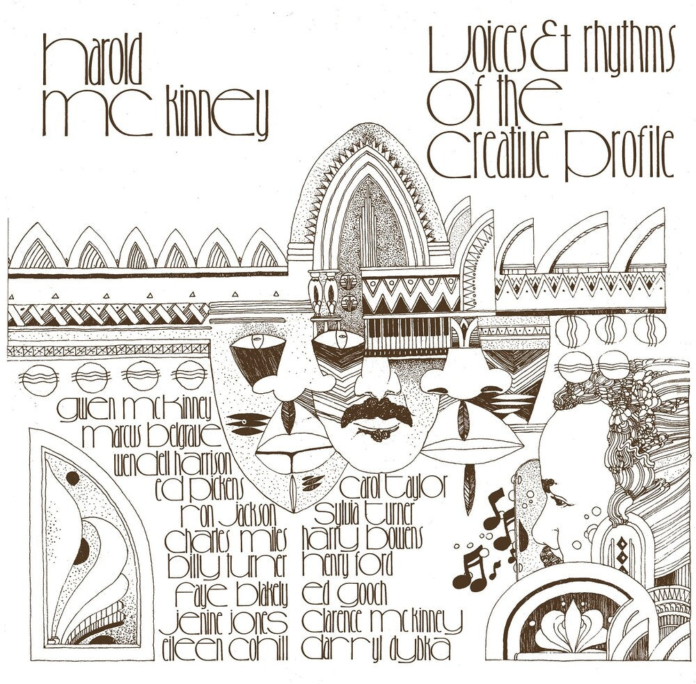 the album cover for Harold Mckinney - Voices & Rhythms Of The Creative Profile
