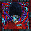 the album cover for King Gizzard & The Lizard Wizard - Live In London 19 (Us Fuzz Club Official Bootleg) [Indie Exclusive Limited Edition Blue/Orange/Cream 3LP]