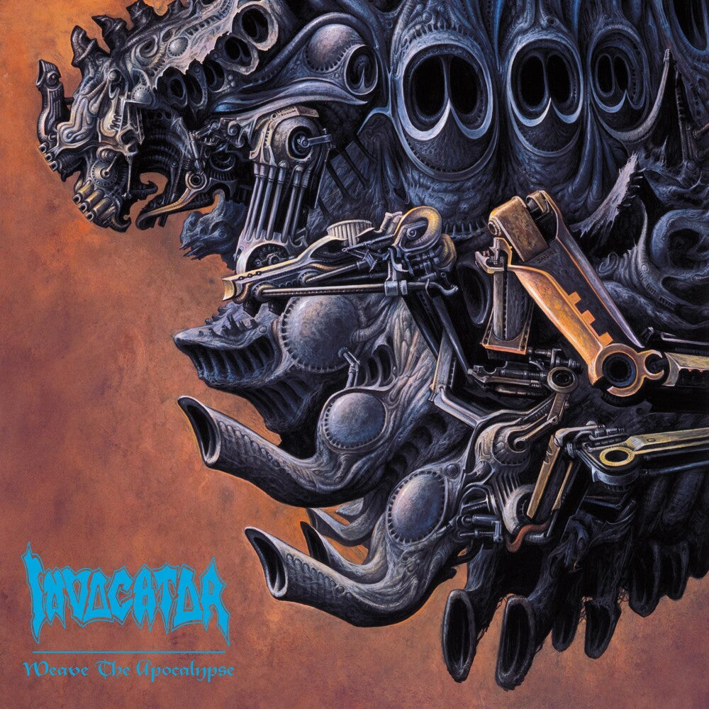 the album cover for Invocator - Weave The Apocalypse