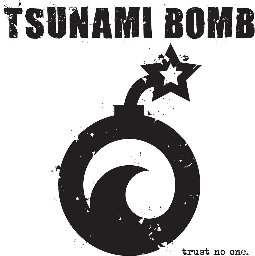 the album cover for Tsunami Bomb - Trust No One (Blue) (Blue) [Colored Vinyl] [Limited Edition]
