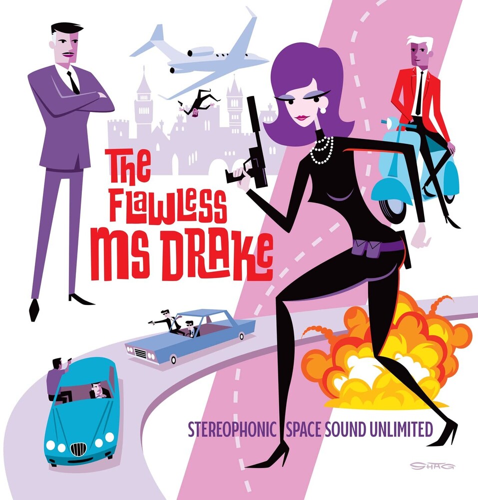 the album cover for Stereophonic Space Sound Unlimited - Flawless Ms Drake