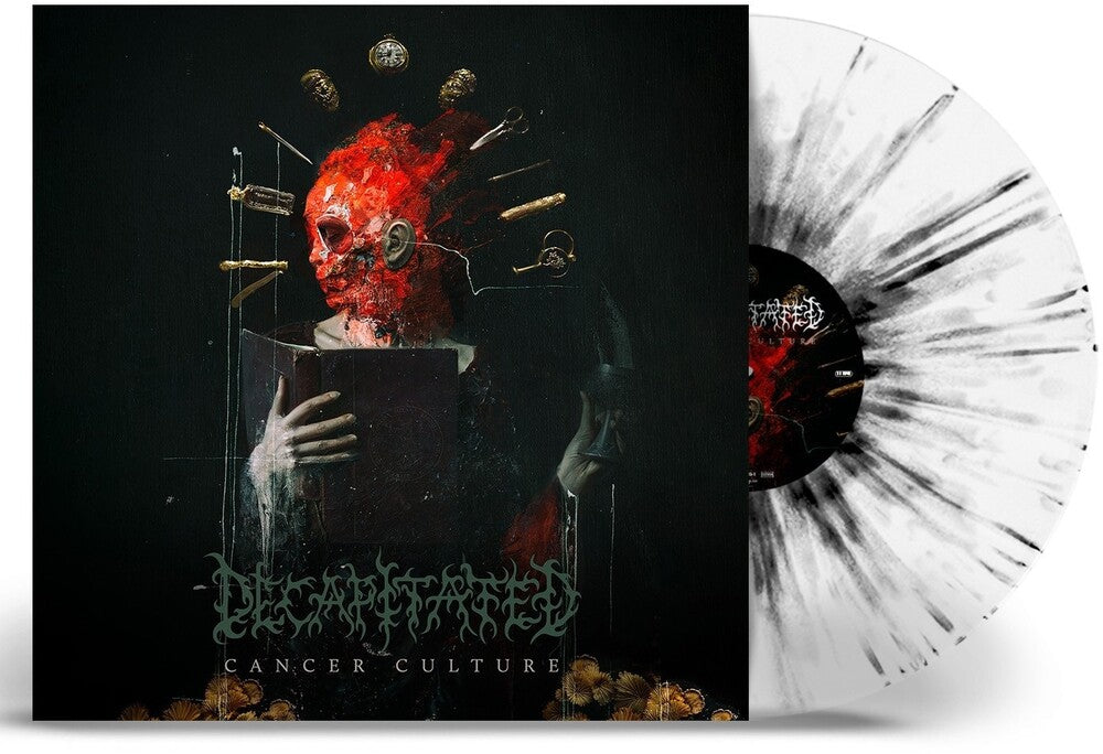 the album cover for Decapitated - Cancer Culture [Clear w/ Black Splatter LP]