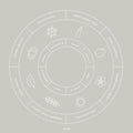 the album cover for Lightning In A Twilight Hour - Circling Of The Seasons (White) [Colored Vinyl] [Limited Edition] (Wht)