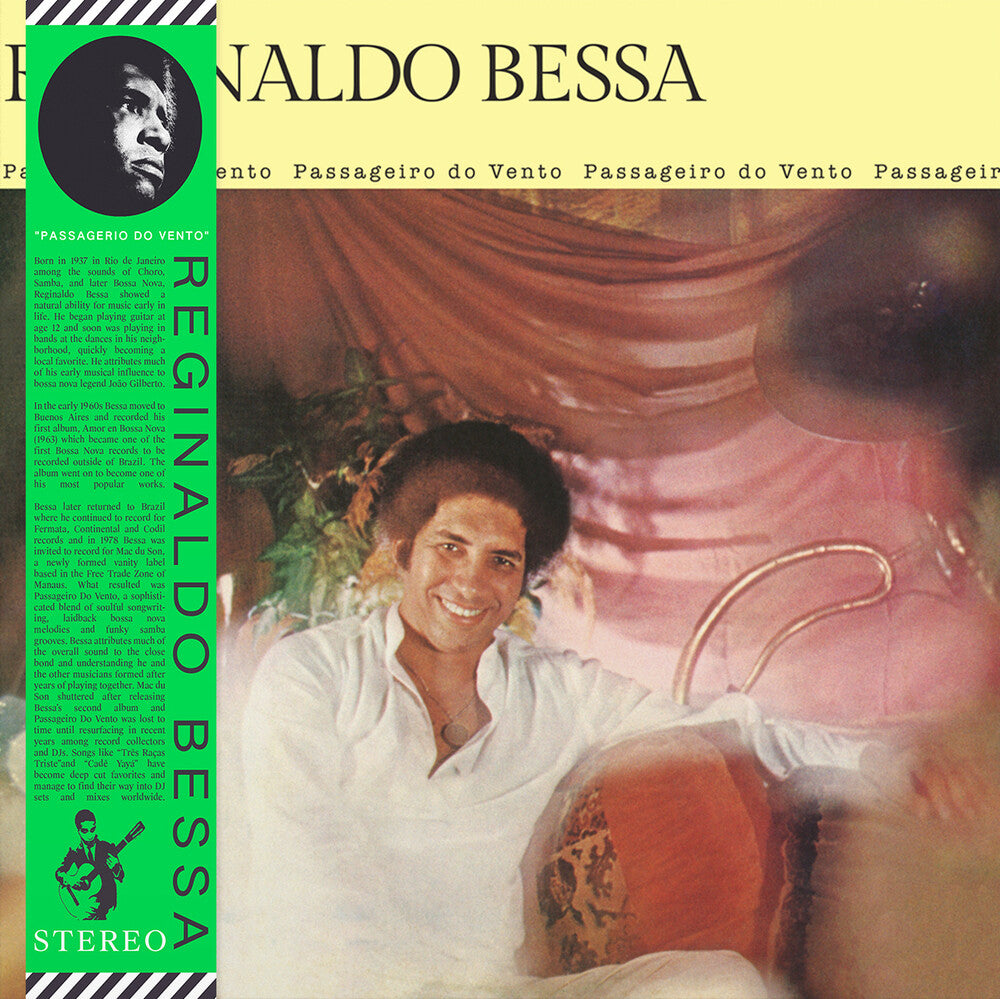 the album cover for Reginaldo Bessa - Passageiro Do Vento [Limited Edition]
