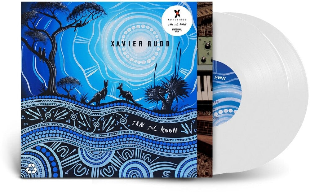 the album cover for Xavier Rudd - Jan Juc Moon [White 2LP]