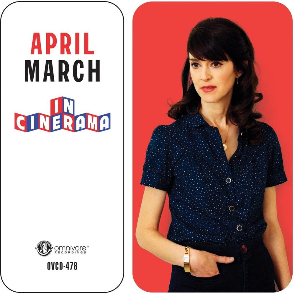 the album cover for April March - In Cinerama