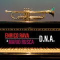 the album cover for Enrico Rava  / Rusca,Mario - D.N.A. [Indie Exclusive] (Clear Red) [Colored Vinyl] [Clear Vinyl] (Red) [Indie Exclusive]