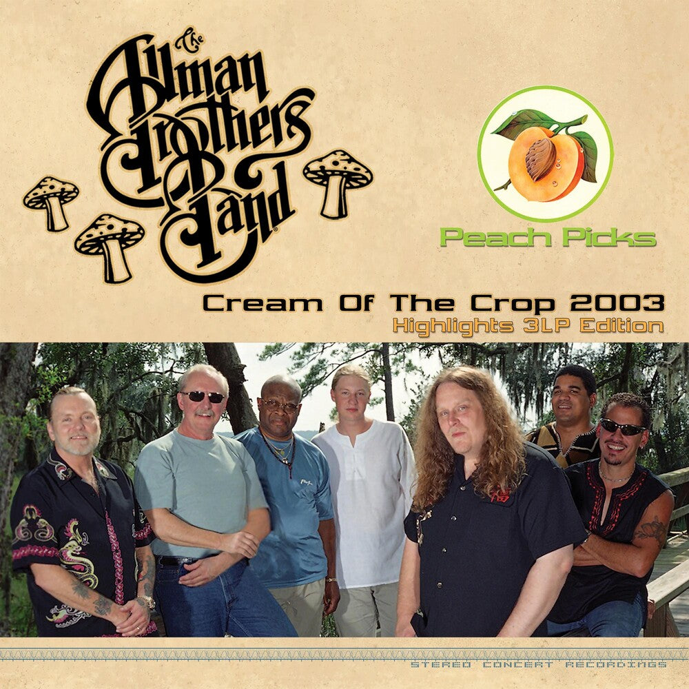 the album cover for The Allman Brothers Band - Cream Of The Crop 2003 -- Highlights  [RSD 2022]